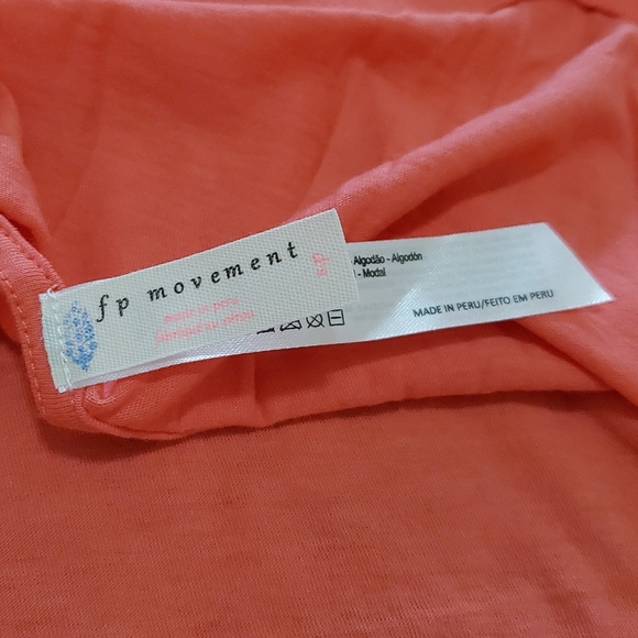 Free People Wider Macrame Knotted Tank Top Peach S - Picture 13 of 13